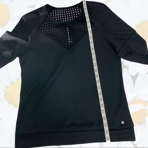 Fabletics Black Tilly Neoprene Dream Sweatshirt - Picture 15 of 16